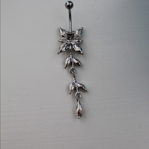 Butterfly belly button ring - Picture 3 of 3